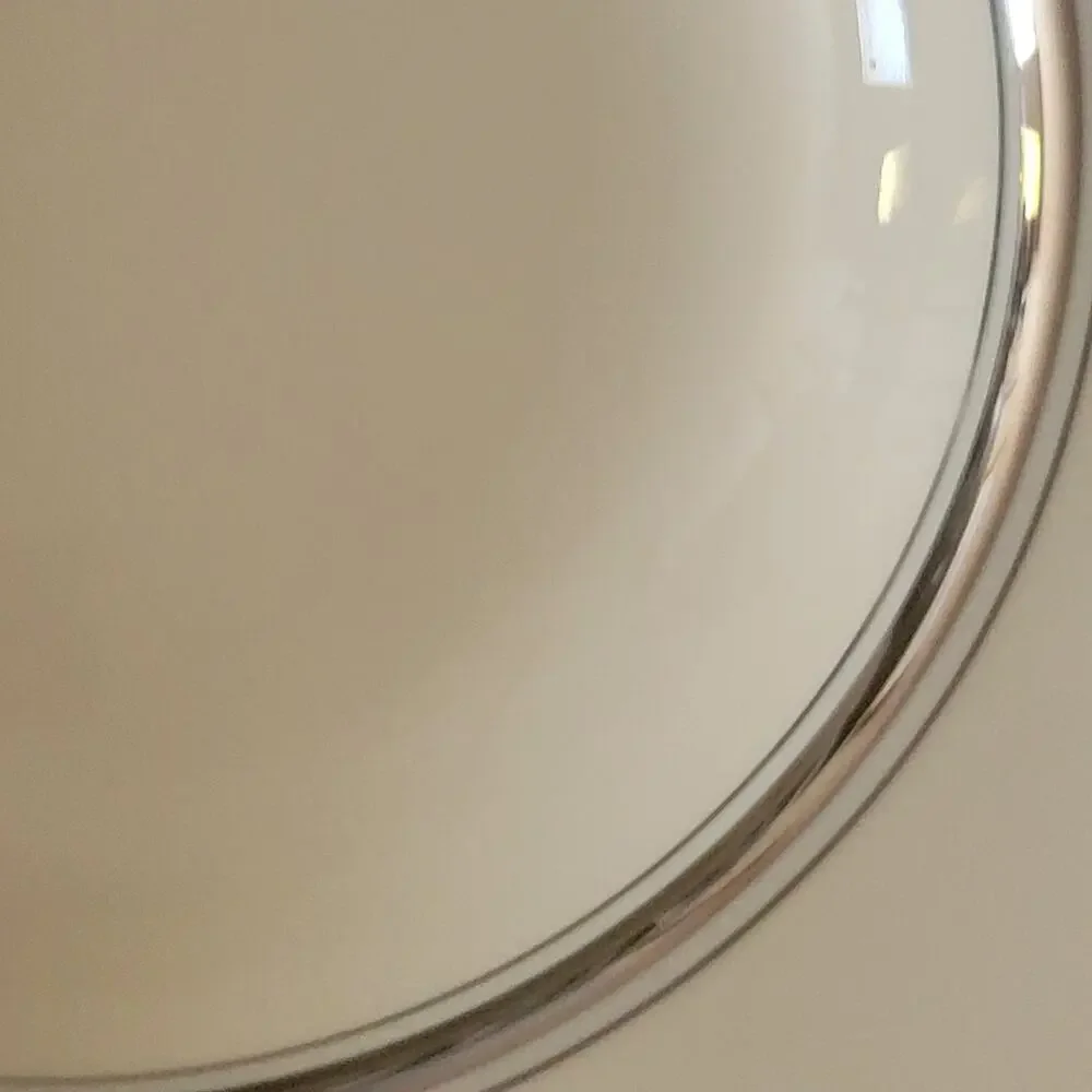 Vintage Atlas China Soup Bowls: Silver Trim, Fine China, Chic USA Made, Set of 2